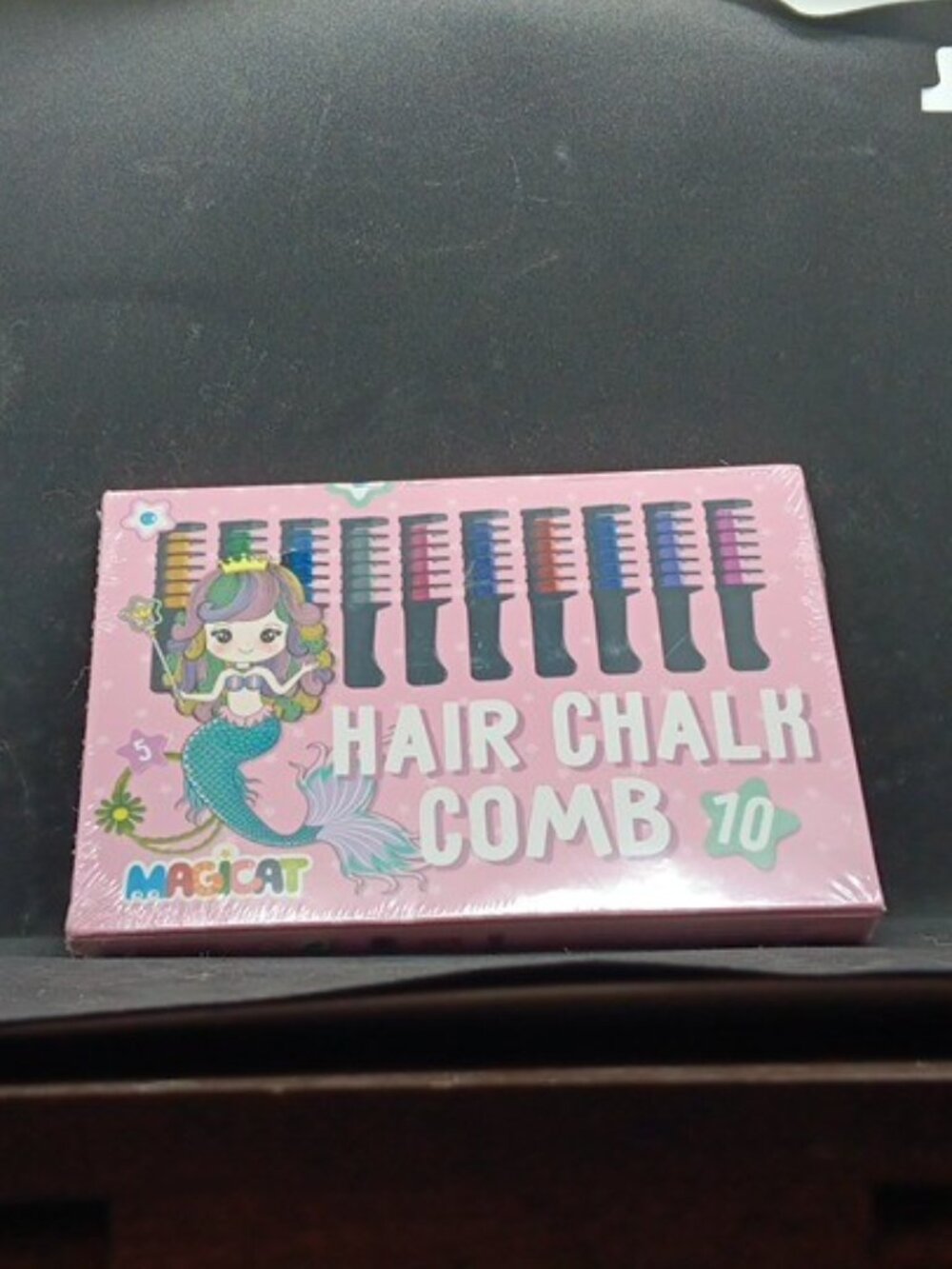 NWT Magicat Hair Chalk Comb 10-Color Set + Accessories